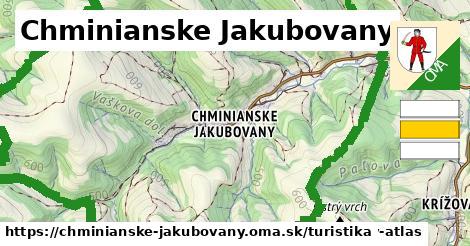 Chminianske Jakubovany Turistické trasy  