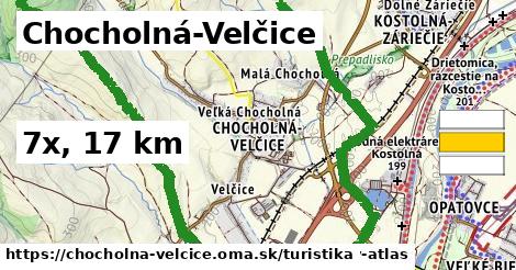 Chocholná-Velčice Turistické trasy  