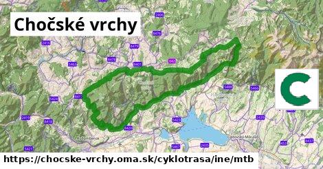 Chočské vrchy Cyklotrasy iná mtb