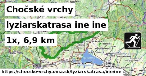 Chočské vrchy Lyžiarske trasy iná iná