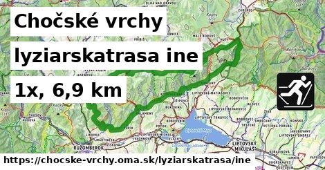 Chočské vrchy Lyžiarske trasy iná 