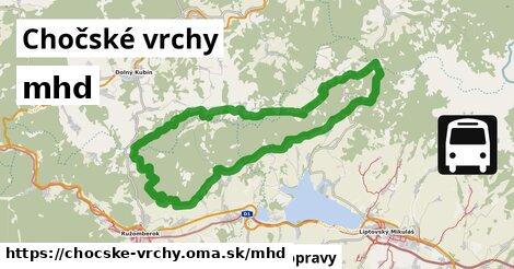 Chočské vrchy Doprava  