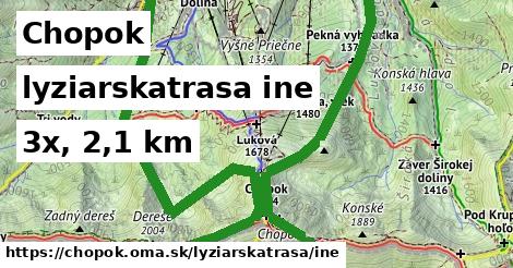 Chopok Lyžiarske trasy iná 