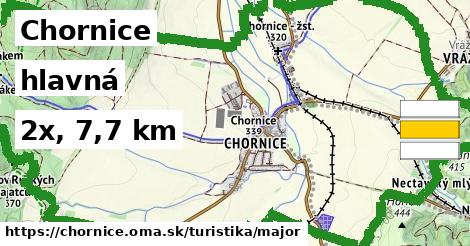 Chornice Turistické trasy hlavná 
