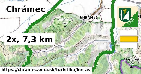 Chrámec Turistické trasy iná 