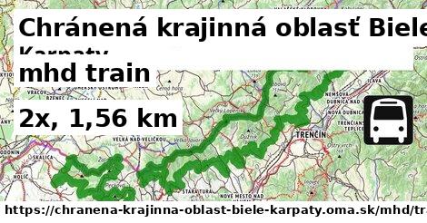 Chránená krajinná oblasť Biele Karpaty Doprava train 