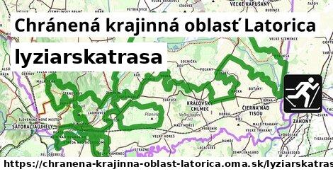 Chránená krajinná oblasť Latorica Lyžiarske trasy  
