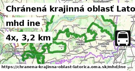 Chránená krajinná oblasť Latorica Doprava iná 