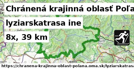Chránená krajinná oblasť Poľana Lyžiarske trasy iná 