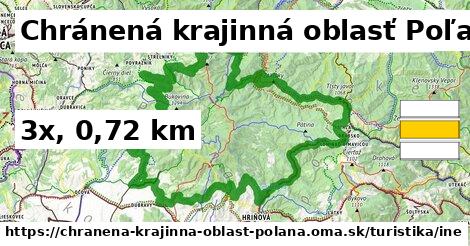 Chránená krajinná oblasť Poľana Turistické trasy iná 