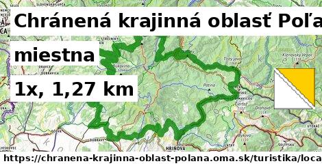 Chránená krajinná oblasť Poľana Turistické trasy miestna 