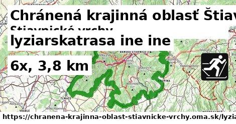 Chránená krajinná oblasť Štiavnické vrchy Lyžiarske trasy iná iná