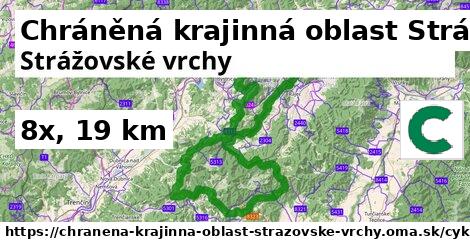 Chráněná krajinná oblast Strážovské vrchy Cyklotrasy iná 