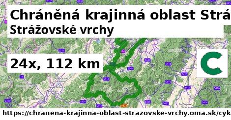 Chráněná krajinná oblast Strážovské vrchy Cyklotrasy  