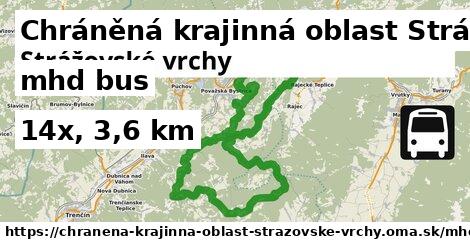 Chráněná krajinná oblast Strážovské vrchy Doprava bus 