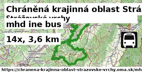 Chráněná krajinná oblast Strážovské vrchy Doprava iná bus