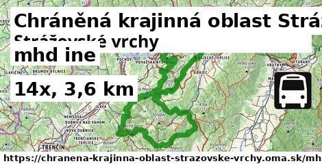 Chráněná krajinná oblast Strážovské vrchy Doprava iná 