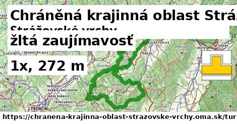 Chráněná krajinná oblast Strážovské vrchy Turistické trasy žltá zaujímavosť