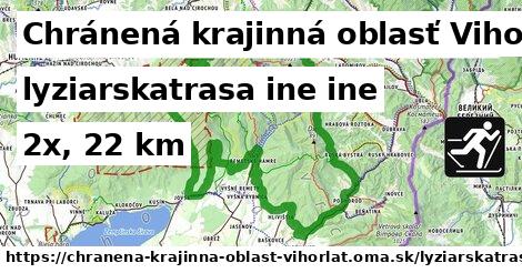 Chránená krajinná oblasť Vihorlat Lyžiarske trasy iná iná