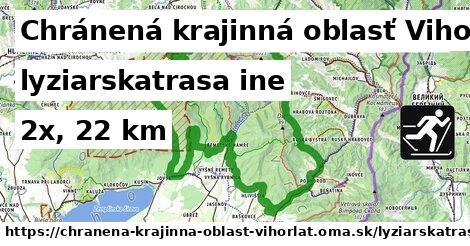 Chránená krajinná oblasť Vihorlat Lyžiarske trasy iná 