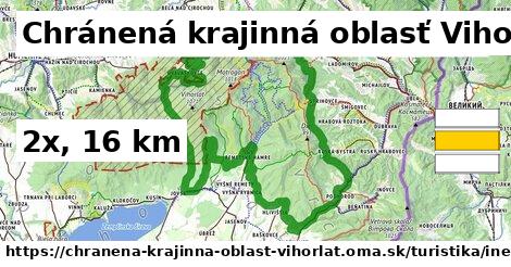 Chránená krajinná oblasť Vihorlat Turistické trasy iná 