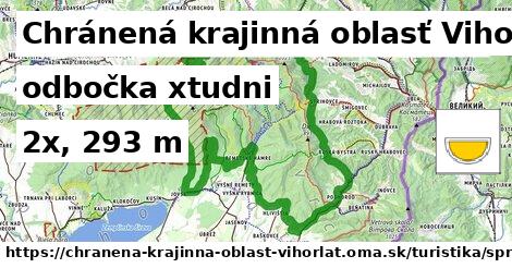 Chránená krajinná oblasť Vihorlat Turistické trasy odbočka xtudni 