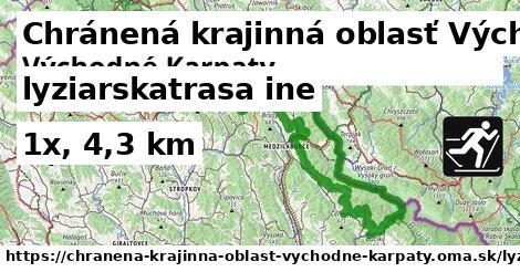 Chránená krajinná oblasť Východné Karpaty Lyžiarske trasy iná 