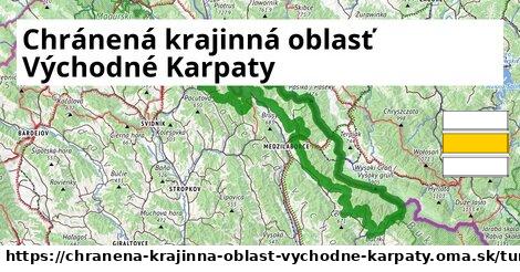 Chránená krajinná oblasť Východné Karpaty Turistické trasy strom 