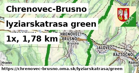 Chrenovec-Brusno Lyžiarske trasy zelená 