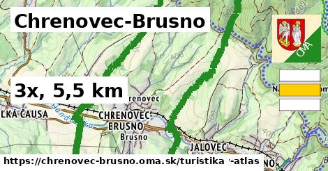 Chrenovec-Brusno Turistické trasy  