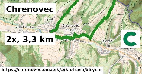 Chrenovec Cyklotrasy bicycle 