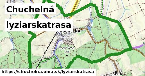 Chuchelná Lyžiarske trasy  