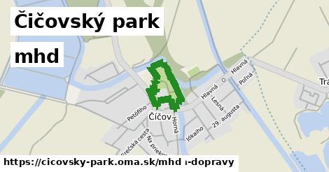 Čičovský park Doprava  
