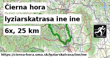 Čierna hora Lyžiarske trasy iná iná