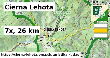 Čierna Lehota Turistické trasy  