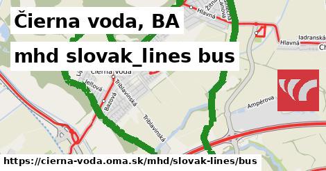 Čierna voda, BA Doprava slovak-lines bus