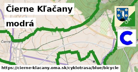 Čierne Kľačany Cyklotrasy modrá bicycle