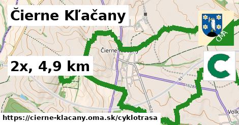 Čierne Kľačany Cyklotrasy  