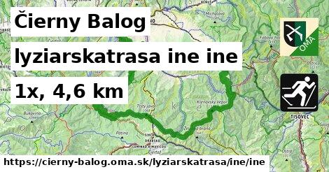 Čierny Balog Lyžiarske trasy iná iná