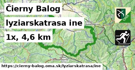 Čierny Balog Lyžiarske trasy iná 