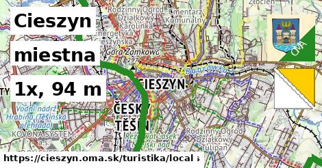 Cieszyn Turistické trasy miestna 