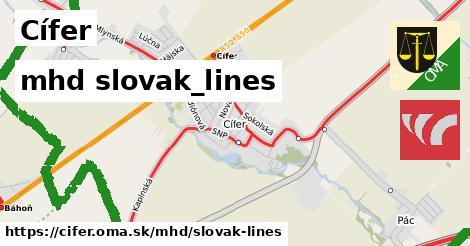 Cífer Doprava slovak-lines 