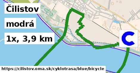 Čilistov Cyklotrasy modrá bicycle