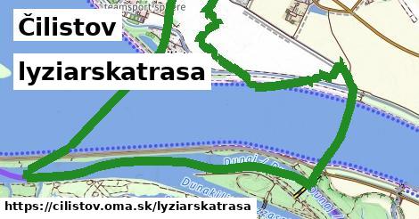 Čilistov Lyžiarske trasy  
