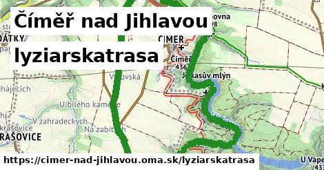 Číměř nad Jihlavou Lyžiarske trasy  