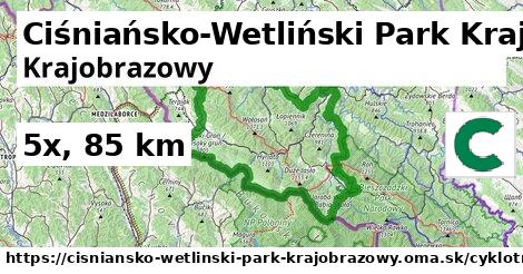Ciśniańsko-Wetliński Park Krajobrazowy Cyklotrasy iná 
