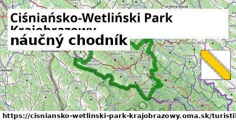Ciśniańsko-Wetliński Park Krajobrazowy Turistické trasy náučný chodník 