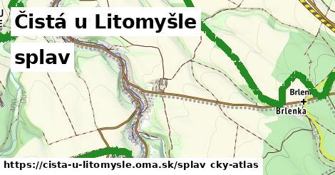 Čistá u Litomyšle Splav  