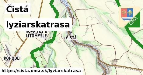 Čistá Lyžiarske trasy  