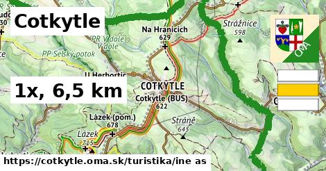 Cotkytle Turistické trasy iná 